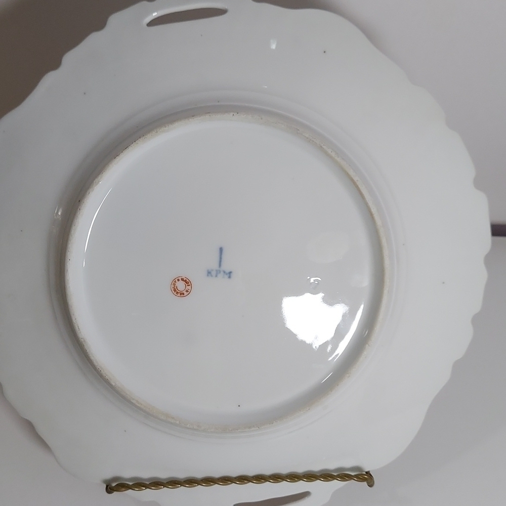 Porcelain plate - Picture 4 of 4